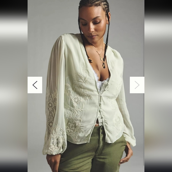 Anthropologie  Embroidered Blouse - Picture 6 of 8